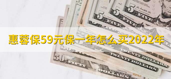 惠蓉保59元保一年怎么买2022年，成都蓉惠保如何报销