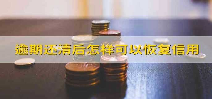 逾期还清后怎样可以恢复信用 等5年记录自动删除