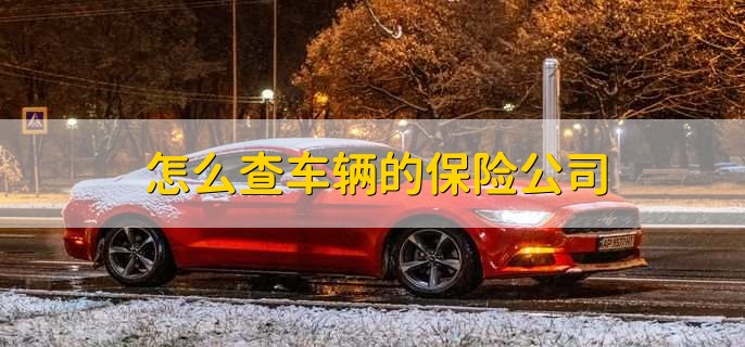 怎么查车辆的保险公司，有以下四种办法