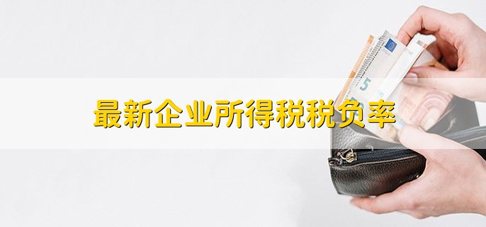 最新企业所得税税负率，分以下两种情况