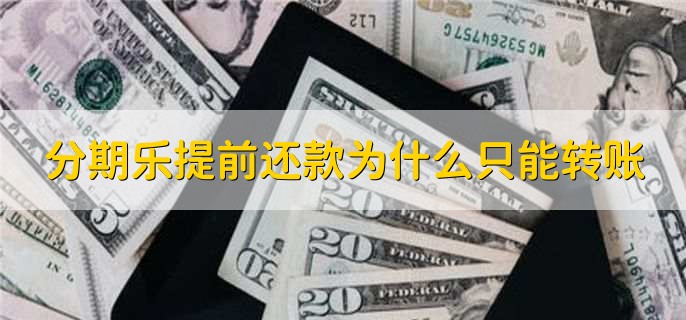 分期乐提前还款为什么只能转账 分期乐提前还款为什么只能转账