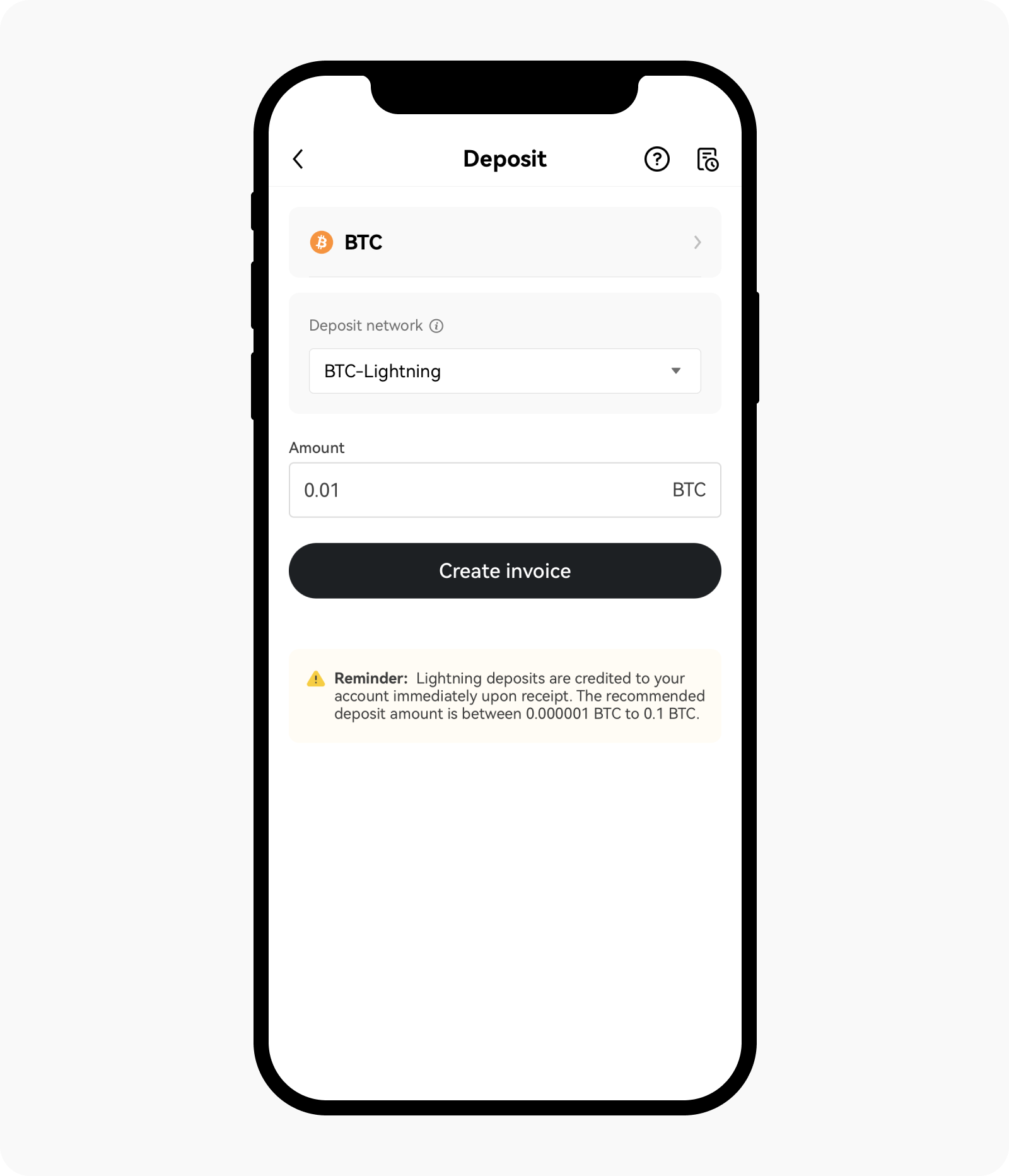 App 端闪电发票